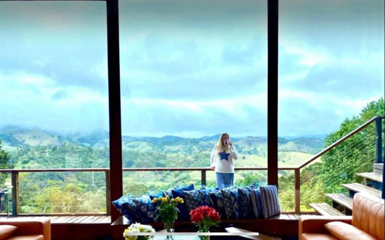Casa De Vidro Com Vista Mantiqueira - Com Cafe E Staff Villa Campos do Jordao Bagian luar foto
