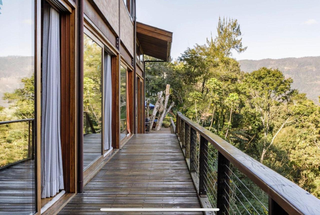 Casa De Vidro Com Vista Mantiqueira - Com Cafe E Staff Villa Campos do Jordao Bagian luar foto